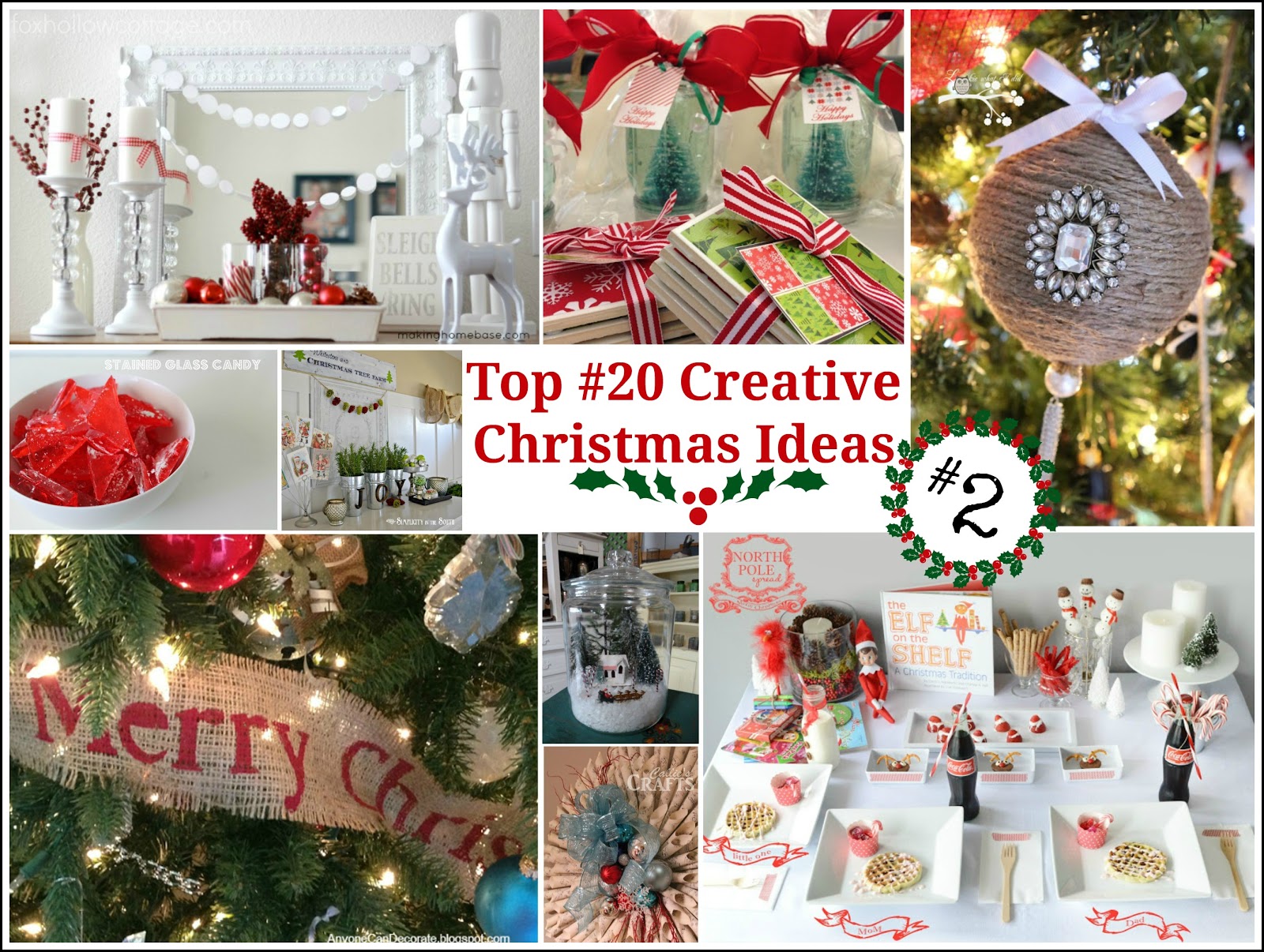Top 20 Creative Christmas Ideas Ii Fox Hollow Cottage Top 20 Creative Christmas Ideas Ii