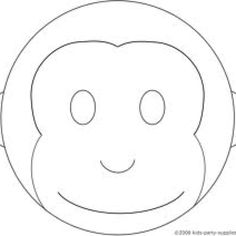 Monkey Mask Template