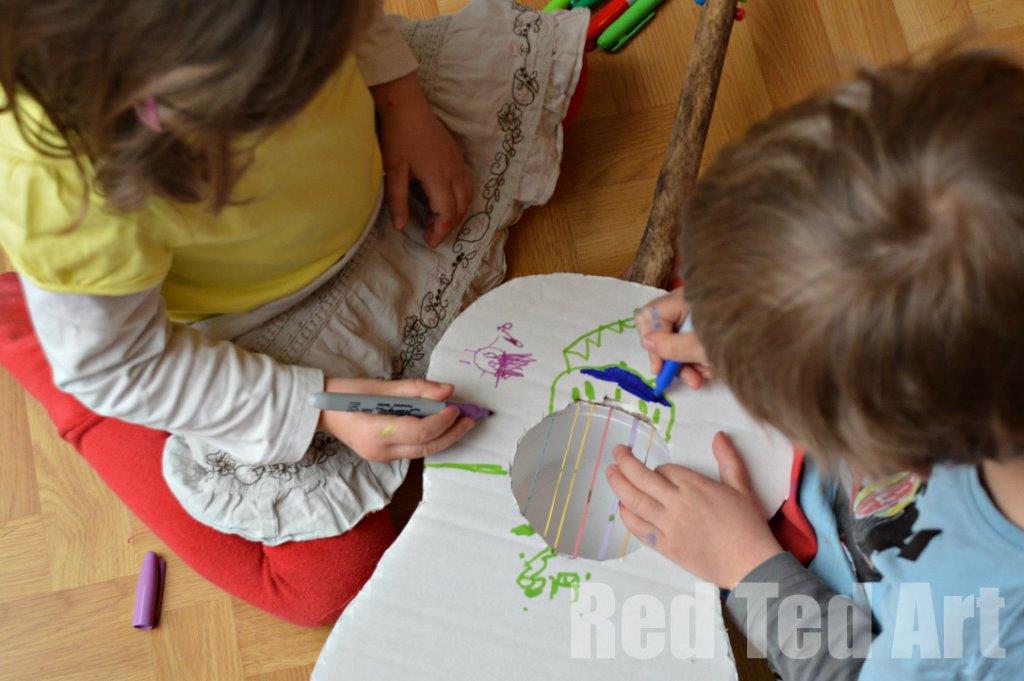 Cardboard Guitar Craft